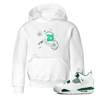 4s Oxidized Green shirts to match jordans Coin Drop sneaker match tees Air Jordan 4 Oxidized Green SNRT Sneaker Tees streetwear brand Baby and Youth White 1 cotton tee