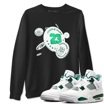 4s Oxidized Green shirts to match jordans Coin Drop sneaker match tees Air Jordan 4 Oxidized Green SNRT Sneaker Tees streetwear brand Black 1 unisex cotton tee