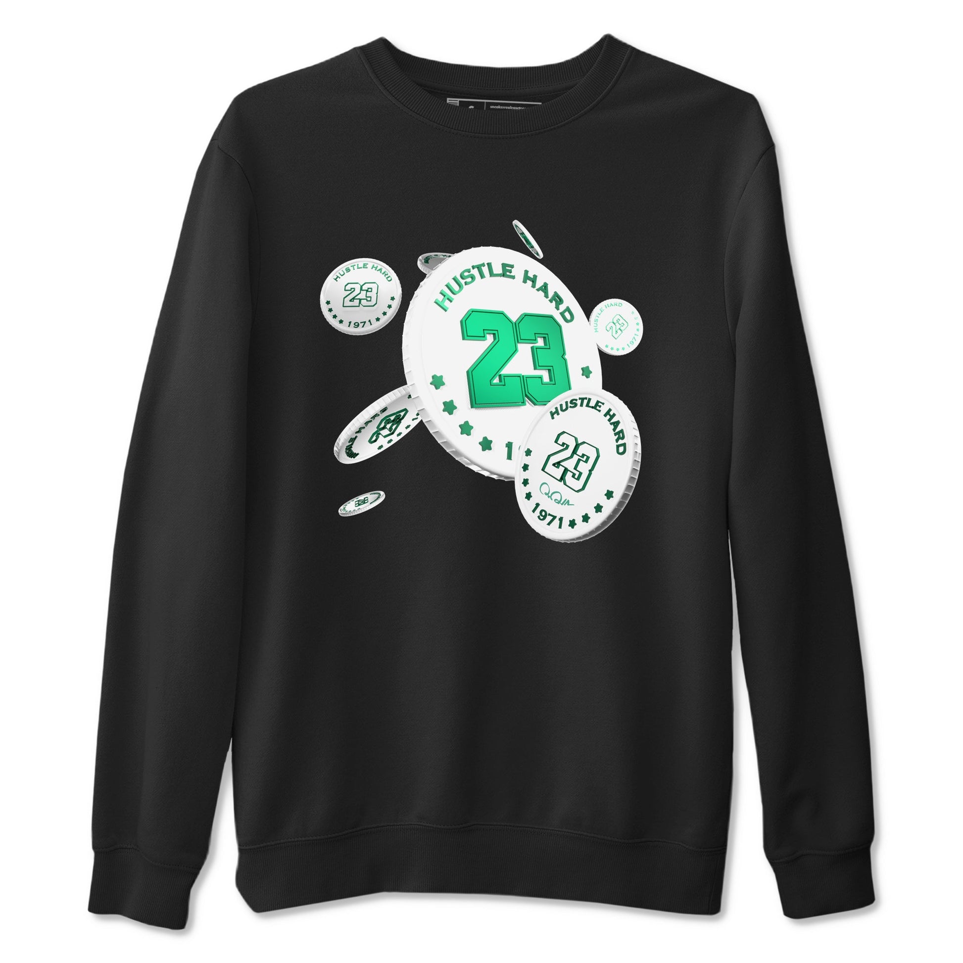 4s Oxidized Green shirts to match jordans Coin Drop sneaker match tees Air Jordan 4 Oxidized Green SNRT Sneaker Tees streetwear brand Black 2 unisex cotton tee