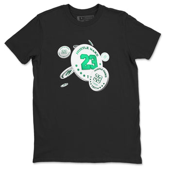 4s Oxidized Green shirts to match jordans Coin Drop sneaker match tees Air Jordan 4 Oxidized Green SNRT Sneaker Tees streetwear brand Black 2 unisex cotton tee