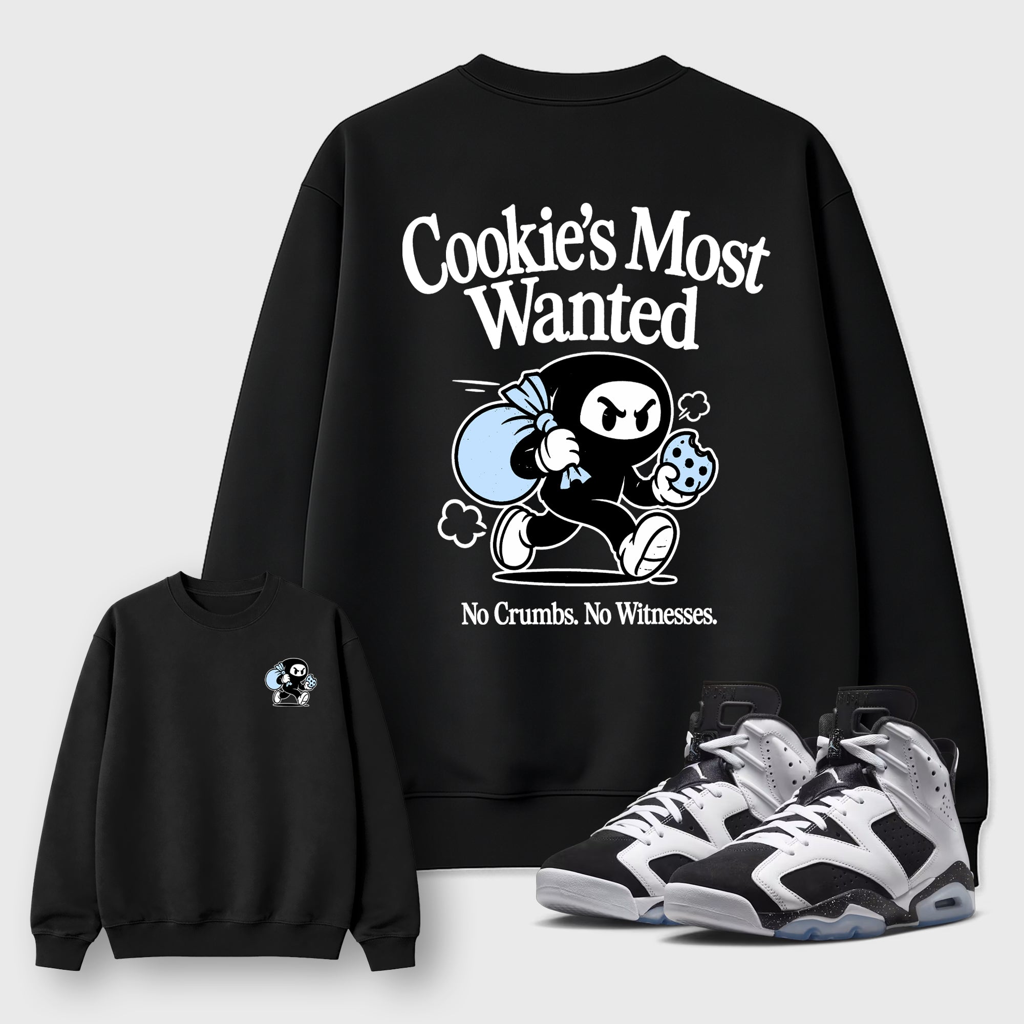 Cookie's Most Wanted Graphic T-Shirt featuring original streetwear artwork designed to match the . Black Graphic Tee.