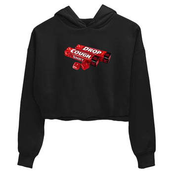 Sneaker match tees – Sneaker Tees To Match Air Foamposite Cough Drop Shoes – Cough Drop Crop T-Shirt Black 2