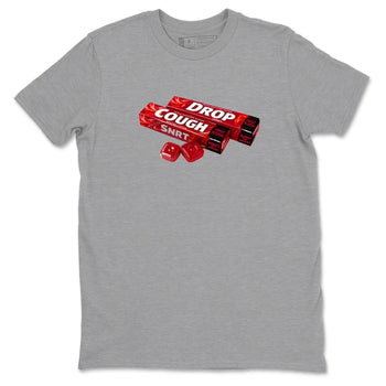 Sneaker match tees – Sneaker Tees To Match Air Foamposite Cough Drop Shoes – Cough Drop Tee Heather Grey 2