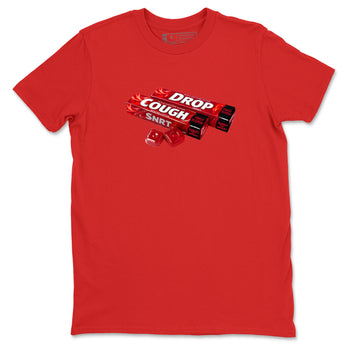 Sneaker match tees – Sneaker Tees To Match Air Foamposite Cough Drop Shoes – Cough Drop Tee Red 2