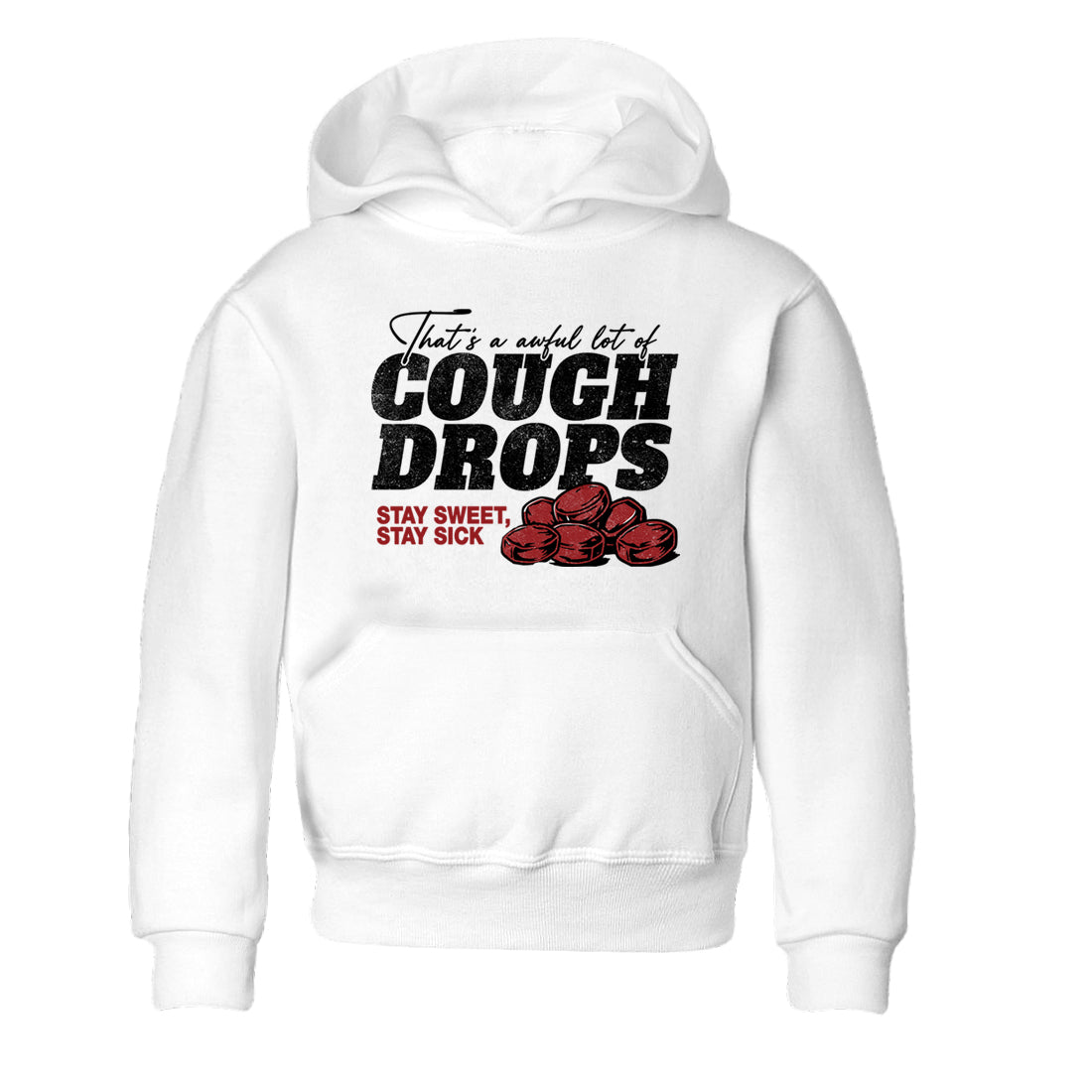 Sneaker match tees – Sneaker Tees To Match Air Foamposite Cough Drop Shoes – Cough Drops Kids T-Shirt White 2