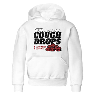 Sneaker match tees – Sneaker Tees To Match Air Foamposite Cough Drop Shoes – Cough Drops Kids T-Shirt White 2