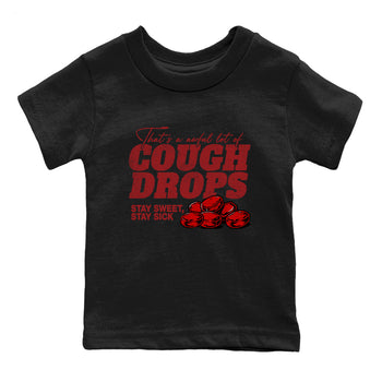 Sneaker match tees – Sneaker Tees To Match Air Foamposite Cough Drop Shoes – Cough Drops Kids T-Shirt Black 2