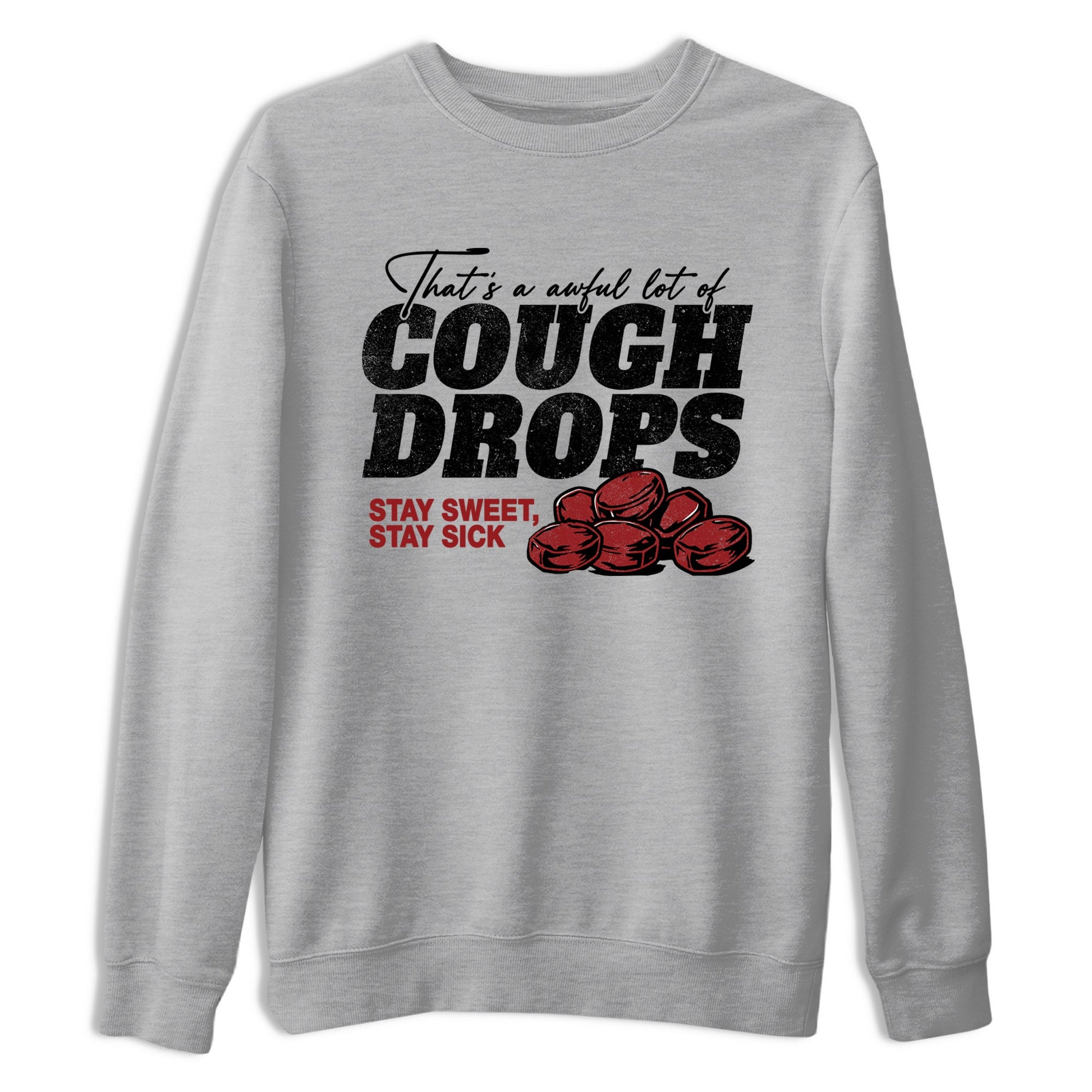 Sneaker match tees – Sneaker Tees To Match Air Foamposite Cough Drop Shoes – Cough Drops Tee Heather Grey 2