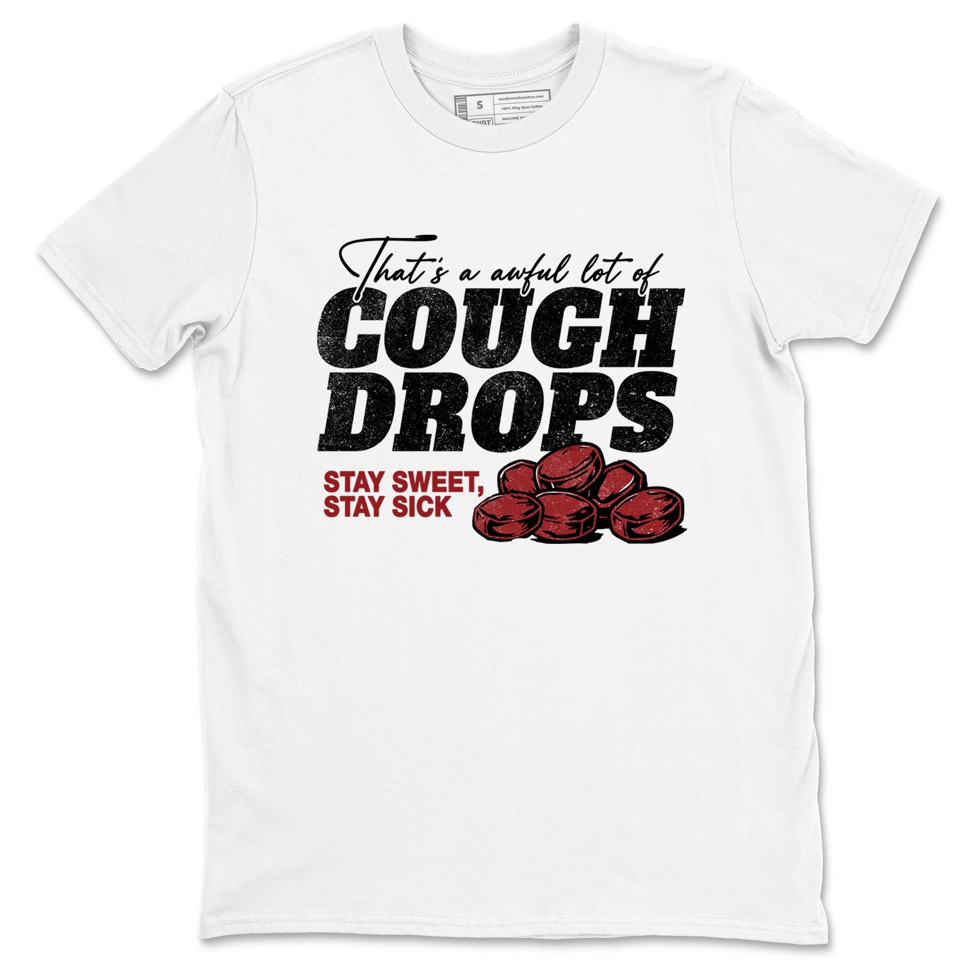 Sneaker match tees – Sneaker Tees To Match Air Foamposite Cough Drop Shoes – Cough Drops Tee White 2