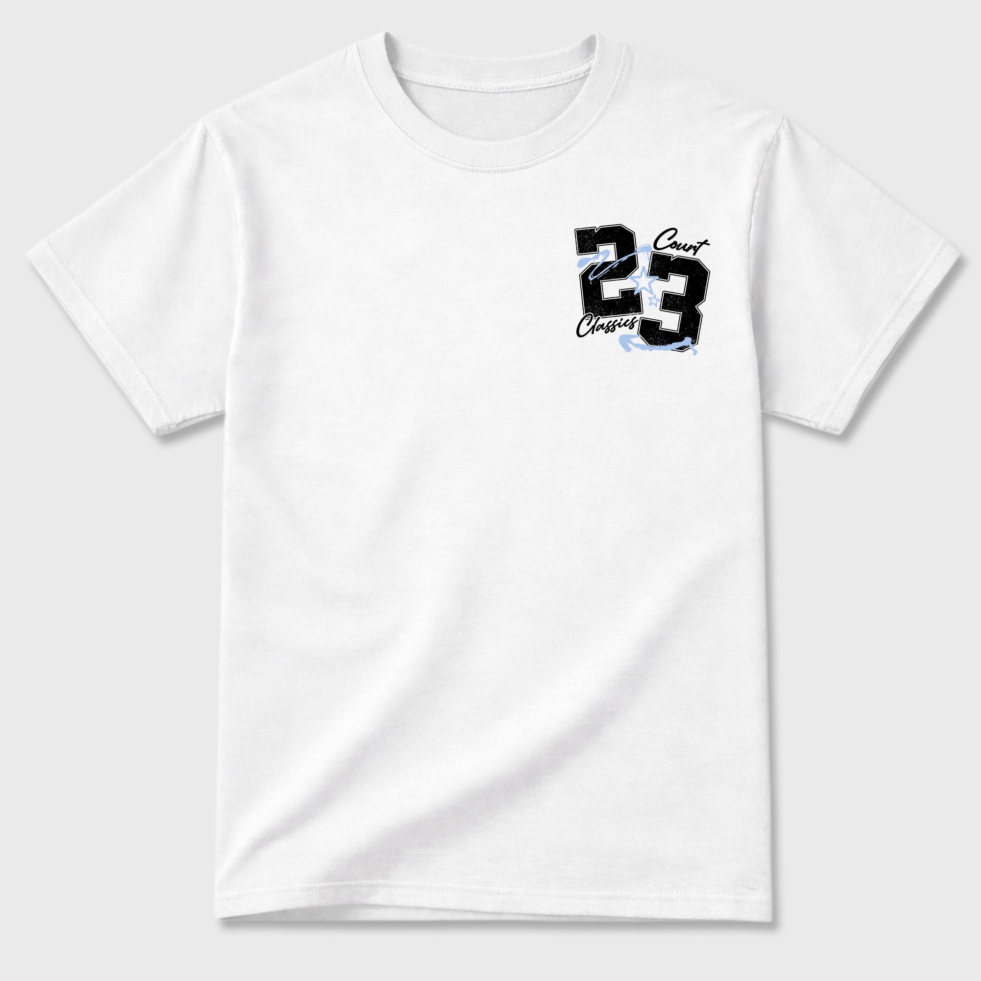 Court Classics Graphic T-Shirt featuring original streetwear artwork designed to match the . White Graphic T-Shirt.