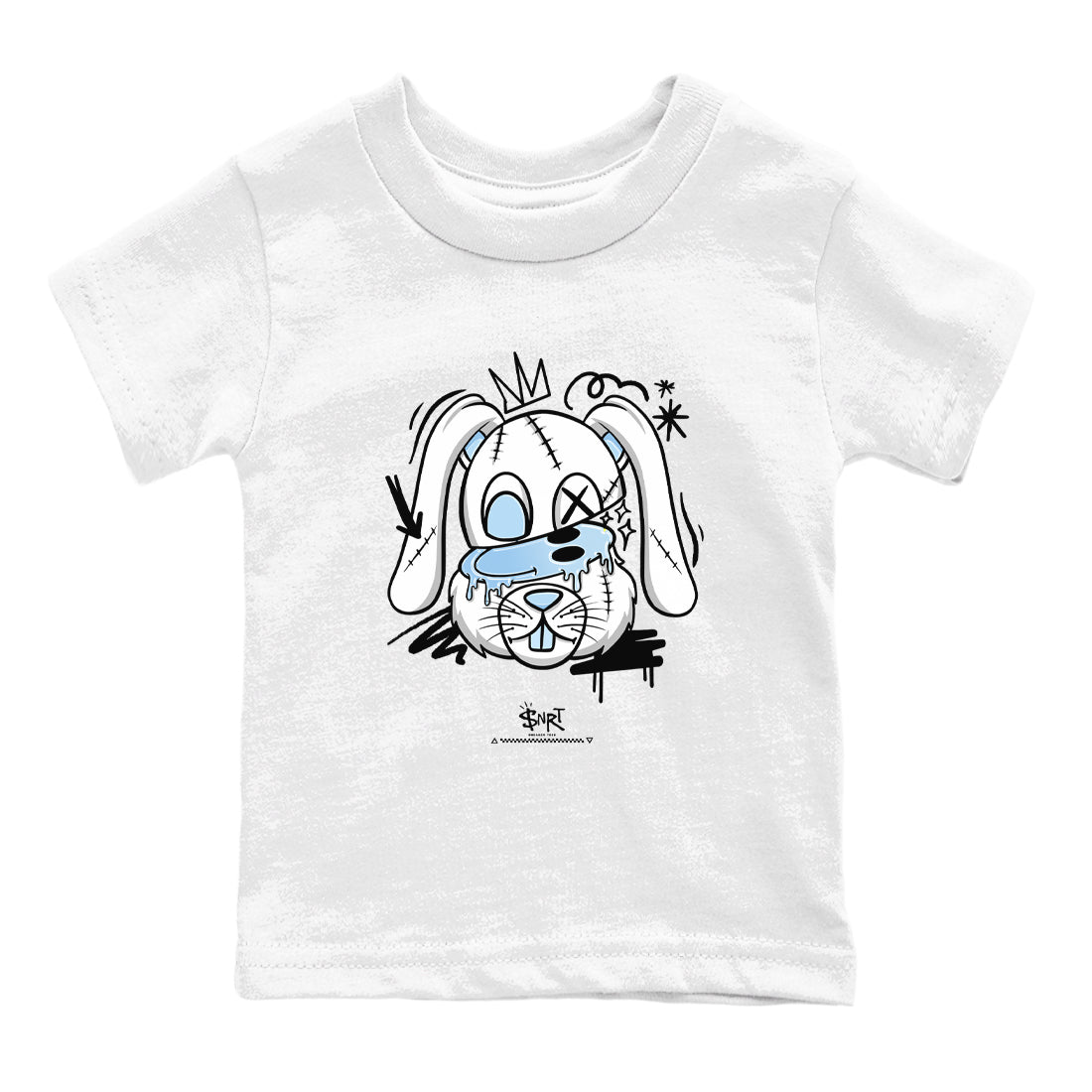 11 Columbia shirts to match jordans Crazy Bunny sneaker match tees 11s Retro Legend Blue Columbia SNRT Sneaker Tees streetwear brand Baby and Youth White 2 cotton tee