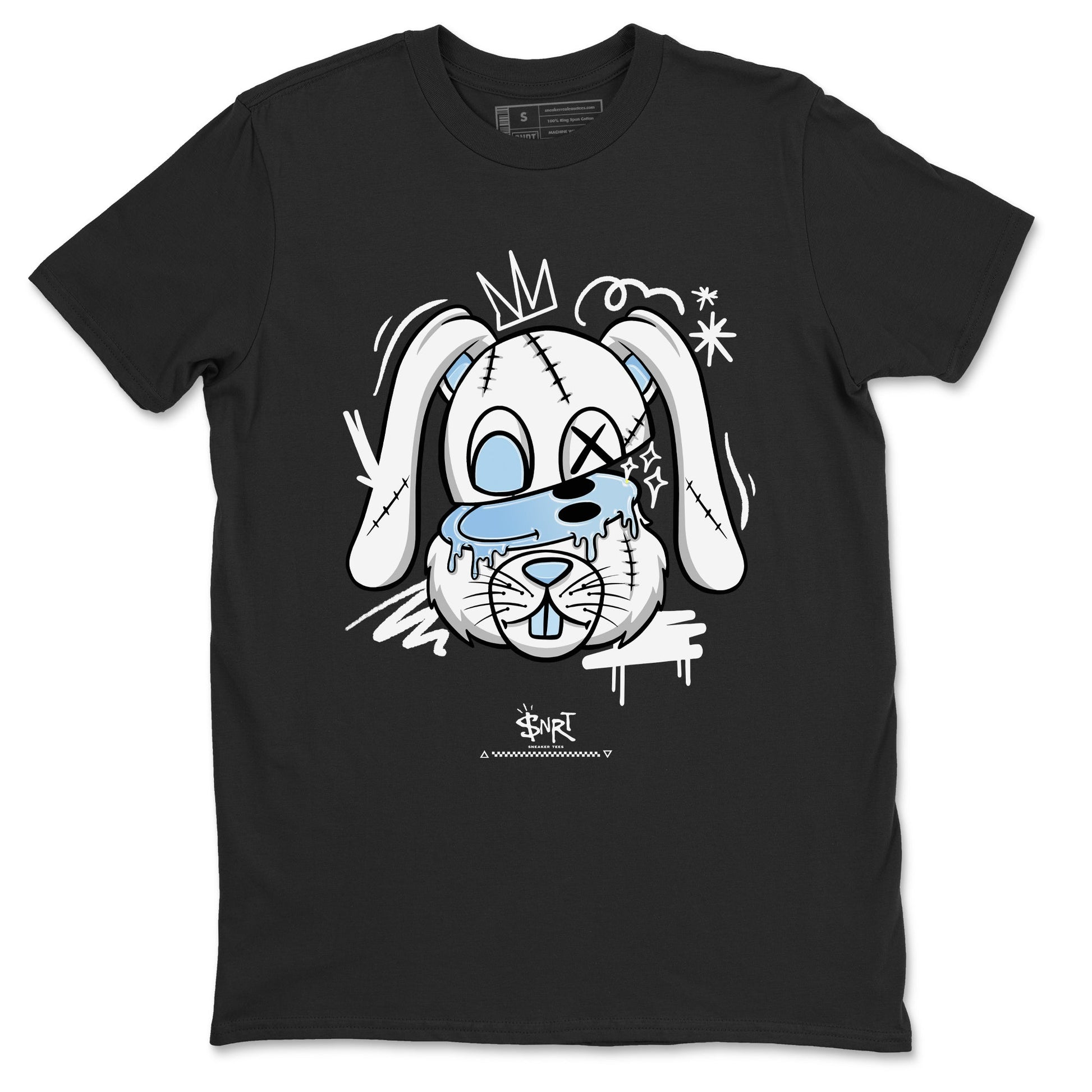 11 Columbia shirts to match jordans Crazy Bunny sneaker match tees 11s Retro Legend Blue Columbia SNRT Sneaker Tees streetwear brand Black 2 unisex cotton tee