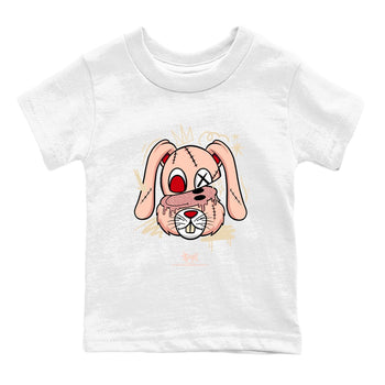 3s Valentines Day tee to match jordans Crazy Bunny sneaker match tees Air Jordan 3 "Treat Yourself" Washed Coral special Valentine's Day Gift SNRT Sneaker Tees Youth Baby White 2 tee