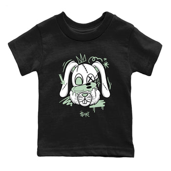 4s seafoam shirts to match jordans Crazy Bunny sneaker match tees Air Jordan 4 Abundance match shoes to clothes SNRT Sneaker Tees Youth Baby Black 2 tee