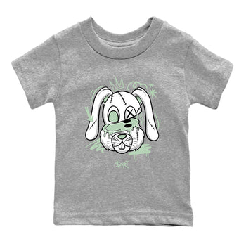 4s seafoam shirts to match jordans Crazy Bunny sneaker match tees Air Jordan 4 Abundance match shoes to clothes SNRT Sneaker Tees Youth Baby Heather Grey 2 tee
