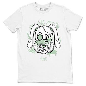 4s seafoam shirts to match jordans Crazy Bunny sneaker match tees Air Jordan 4 Abundance match shoes to clothes SNRT Sneaker Tees unisex cotton White 2 shirts