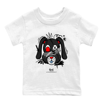 5s Black Metallic Reimagined shirts to match jordans Crazy Bunny sneaker match tees Air Jordan 5 OG Reimagined match shoes to clothes SNRT Sneaker Tees Youth Baby White 2 tee