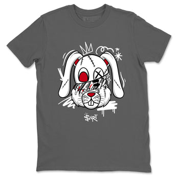 Sneaker Threads – Sneaker Tees To Match Air Jordan 8 Bunny – Crazy Bunny Graphic Tee Cool Grey 2. Perfect for Jordan releases 2025 colorways.