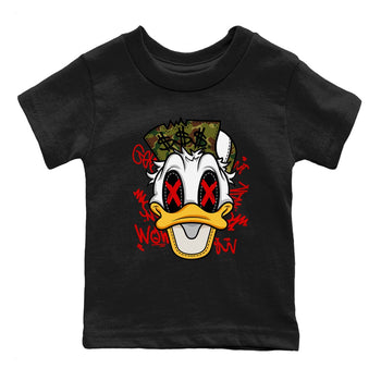 Air Max 90 Duck Camo shirts to match jordans Crazy Duck sneaker match tees Air Max 90 Reverse Duck Camo match shoes to clothes SNRT Sneaker Tees Youth Baby Black 2 tee