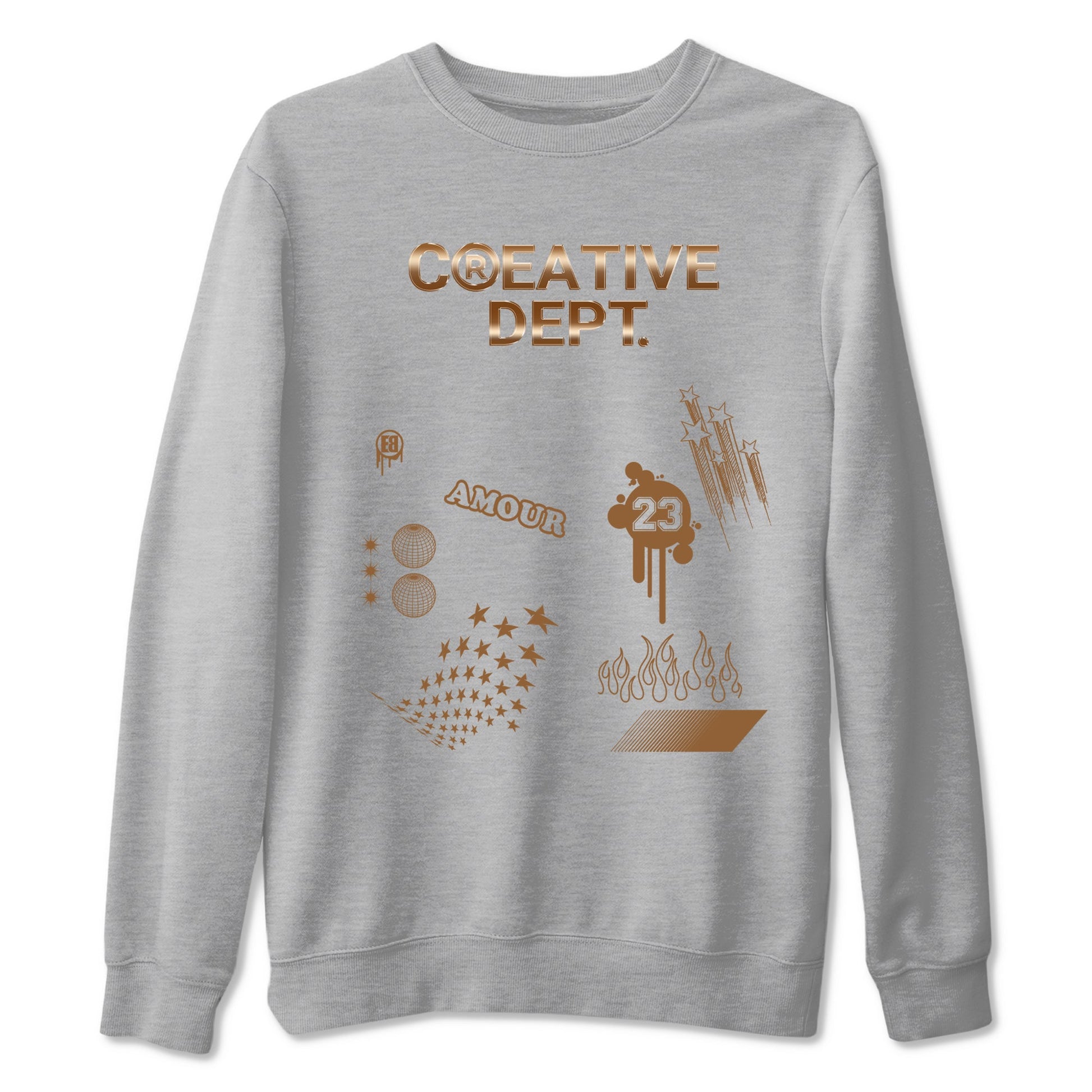 Air Foamposite One Metallic Copper shirts to match jordans Creative Dept sneaker match tees Foams One Metallic Copper match shoes to clothes SNRT Sneaker Tees unisex cotton Heather Grey 2 shirts