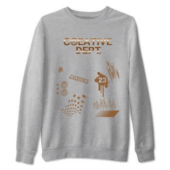 Air Foamposite One Metallic Copper shirts to match jordans Creative Dept sneaker match tees Foams One Metallic Copper match shoes to clothes SNRT Sneaker Tees unisex cotton Heather Grey 2 shirts