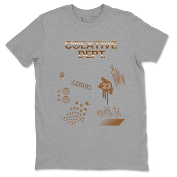 Air Foamposite One Metallic Copper shirts to match jordans Creative Dept sneaker match tees Foams One Metallic Copper match shoes to clothes SNRT Sneaker Tees unisex cotton Heather Grey 2 shirts