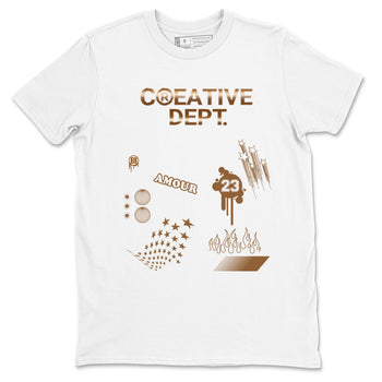 Air Foamposite One Metallic Copper shirts to match jordans Creative Dept sneaker match tees Foams One Metallic Copper match shoes to clothes SNRT Sneaker Tees unisex cotton White 2 shirts