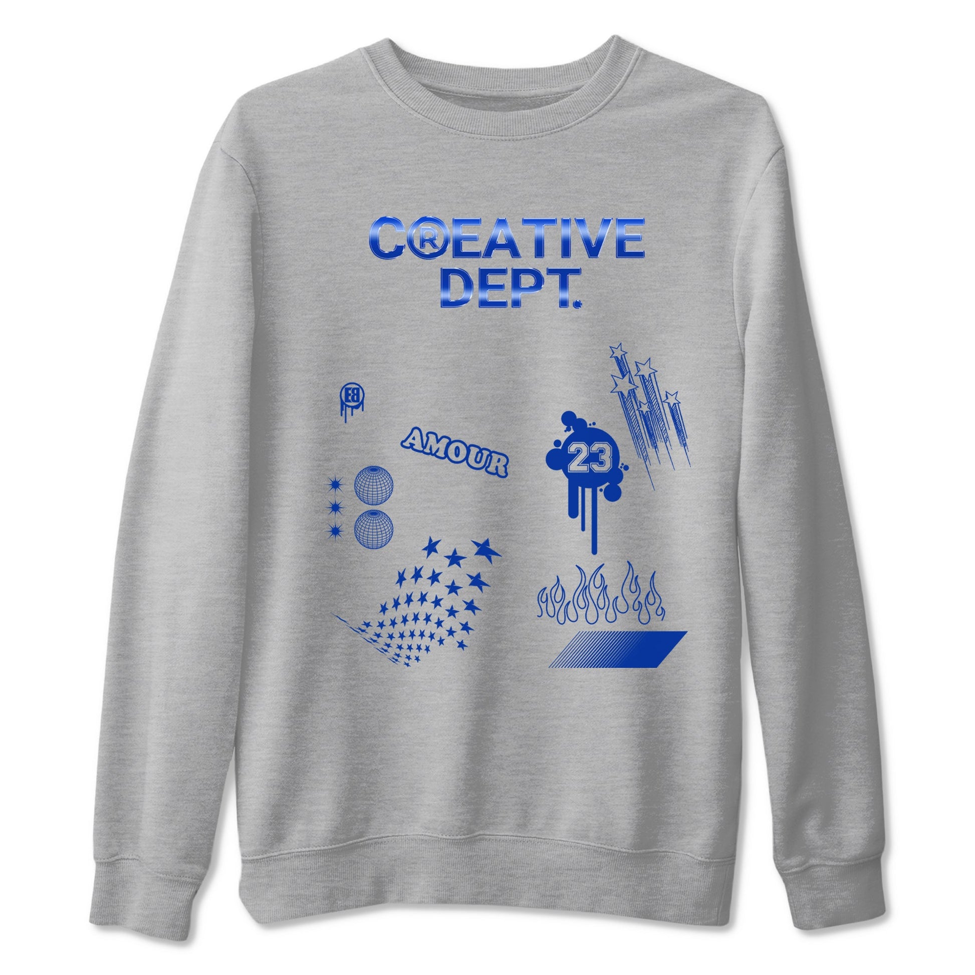 Air Foamposite One Royal shirts to match jordans Creative Dept sneaker match tees Foams One Royal match shoes to clothes SNRT Sneaker Tees unisex cotton Heather Grey 2 shirts