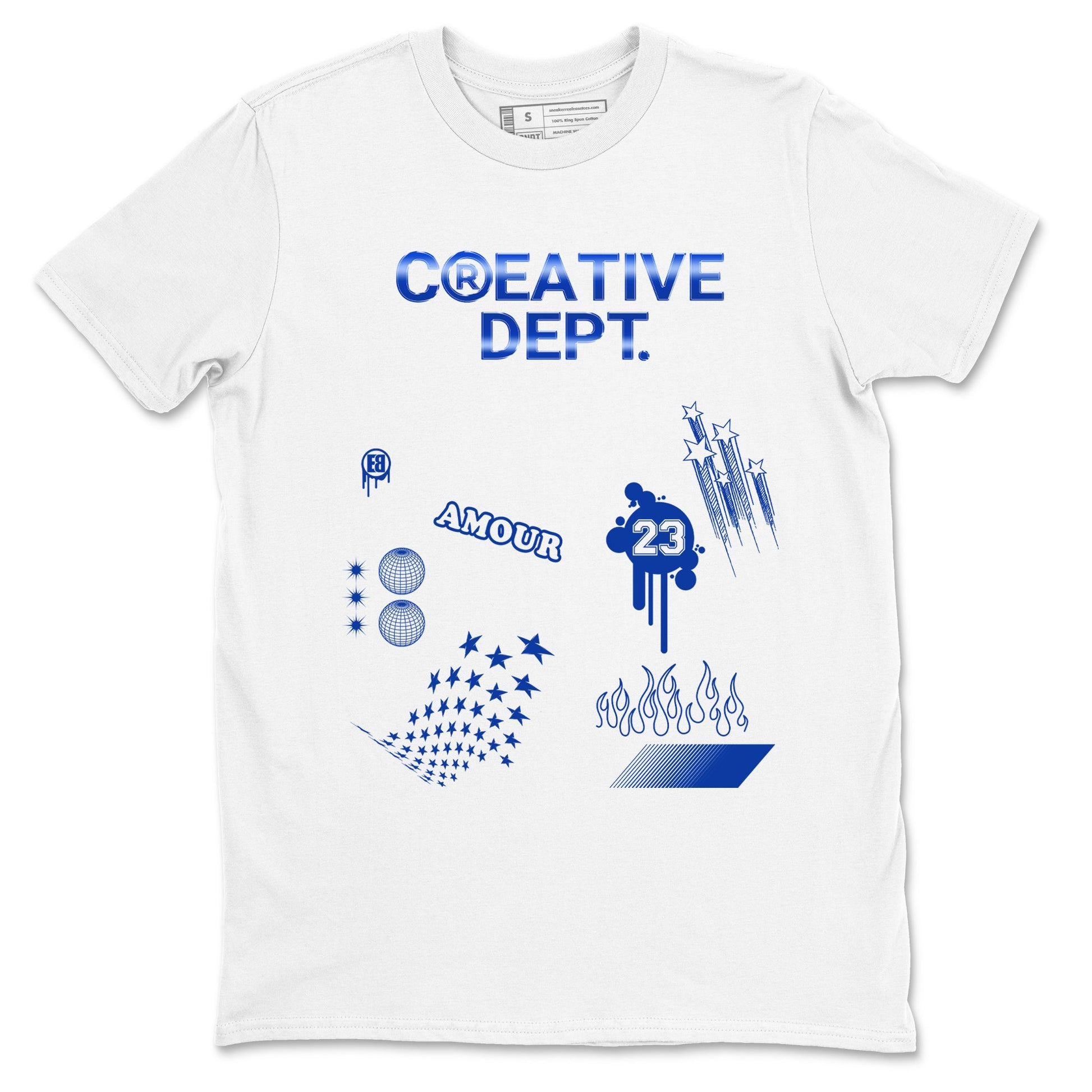 Air Foamposite One Royal shirts to match jordans Creative Dept sneaker match tees Foams One Royal match shoes to clothes SNRT Sneaker Tees unisex cotton White 2 shirts