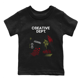 1s Travis Scott Medium Olive Shirts To Match Jordans Creative Dept sneaker match tees Air Jordan 1 Travis Scott Medium Olive Tee SNRT Sneaker Release Tees Youth Baby Black 2 crew neck shirts