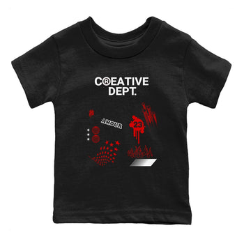 11s Bred Velvet Shirts To Match Jordans Creative Dept sneaker match tees Air Jordan 11 Bred Velvet Tee SNRT Sneaker Release Tees Youth Baby Black 2 crew neck shirts