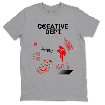 11s Bred Velvet Shirts To Match Jordans Creative Dept sneaker match tees Air Jordan 11 Bred Velvet Tee SNRT Sneaker Release Tees unisex cotton Heather Grey 2 crew neck shirts