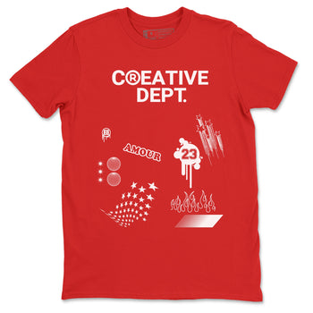 11s Cherry shirts to match jordans Creative Dept sneaker match tees Air Jordan 11 Retro Cherry match shoes to clothes SNRT Sneaker Tees unisex cotton Red 2 shirts