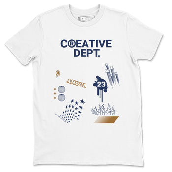 13s Midnight Navy Shirts To Match Jordans Creative Dept sneaker match tees Air Jordan 13 Midnight Navy Tee SNRT Sneaker Release Tees unisex cotton White 2 crew neck shirts