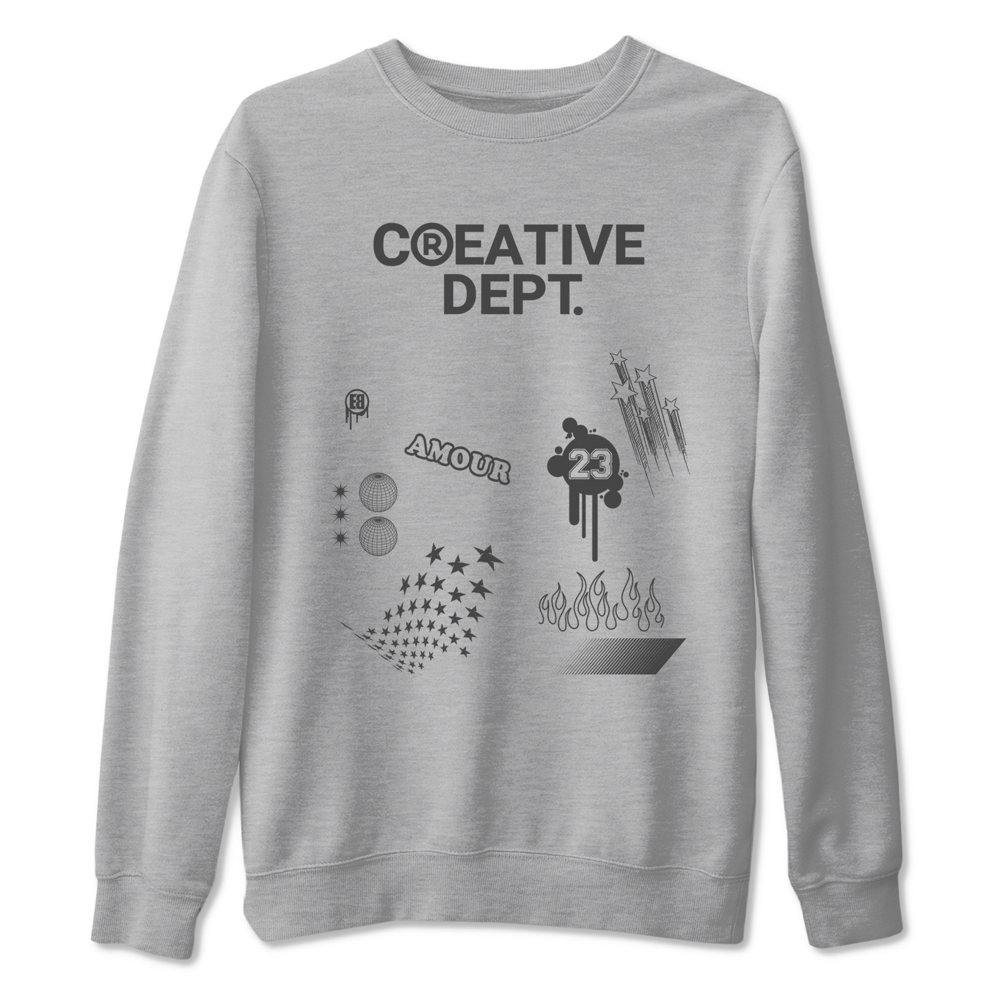 4s Wet Cement Shirts To Match Jordans Creative Dept sneaker match tees Air Jordan 4 Wet Cement Tee SNRT Sneaker Release Tees unisex cotton Heather Grey 2 crew neck shirts