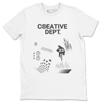 4s Wet Cement Shirts To Match Jordans Creative Dept sneaker match tees Air Jordan 4 Wet Cement Tee SNRT Sneaker Release Tees unisex cotton White 2 crew neck shirts