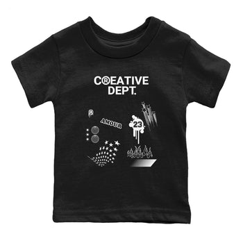 4s White Thunder Shirts To Match Jordans Creative Dept sneaker match tees Air Jordan 4 White Thunder Tee SNRT Sneaker Release Tees Youth Baby Black 2 crew neck shirts