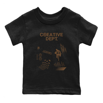 Jordan Jumpman Jack Travis Scott Dark Mocha Shirts To Match Jordans Creative Dept sneaker match tees Jordan Jumpman Jack Travis Scott Dark Mocha Tee SNRT Sneaker Release Tees Youth Baby Black 2 crew neck shirts