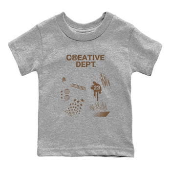Jordan Jumpman Jack Travis Scott Dark Mocha Shirts To Match Jordans Creative Dept sneaker match tees Jordan Jumpman Jack Travis Scott Dark Mocha Tee SNRT Sneaker Release Tees Youth Baby Heather Grey 2 crew neck shirts