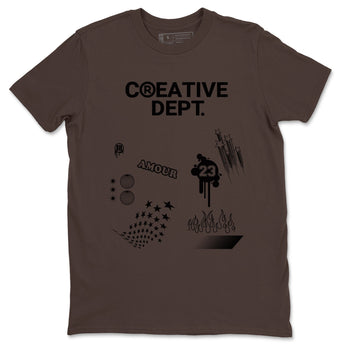 Jordan Jumpman Jack Travis Scott Dark Mocha Shirts To Match Jordans Creative Dept sneaker match tees Jordan Jumpman Jack Travis Scott Dark Mocha Tee SNRT Sneaker Release Tees unisex cotton Dark Chocolate 2 crew neck shirts