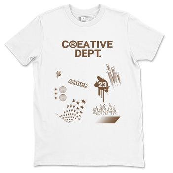 Jordan Jumpman Jack Travis Scott Dark Mocha Shirts To Match Jordans Creative Dept sneaker match tees Jordan Jumpman Jack Travis Scott Dark Mocha Tee SNRT Sneaker Release Tees unisex cotton White 2 crew neck shirts