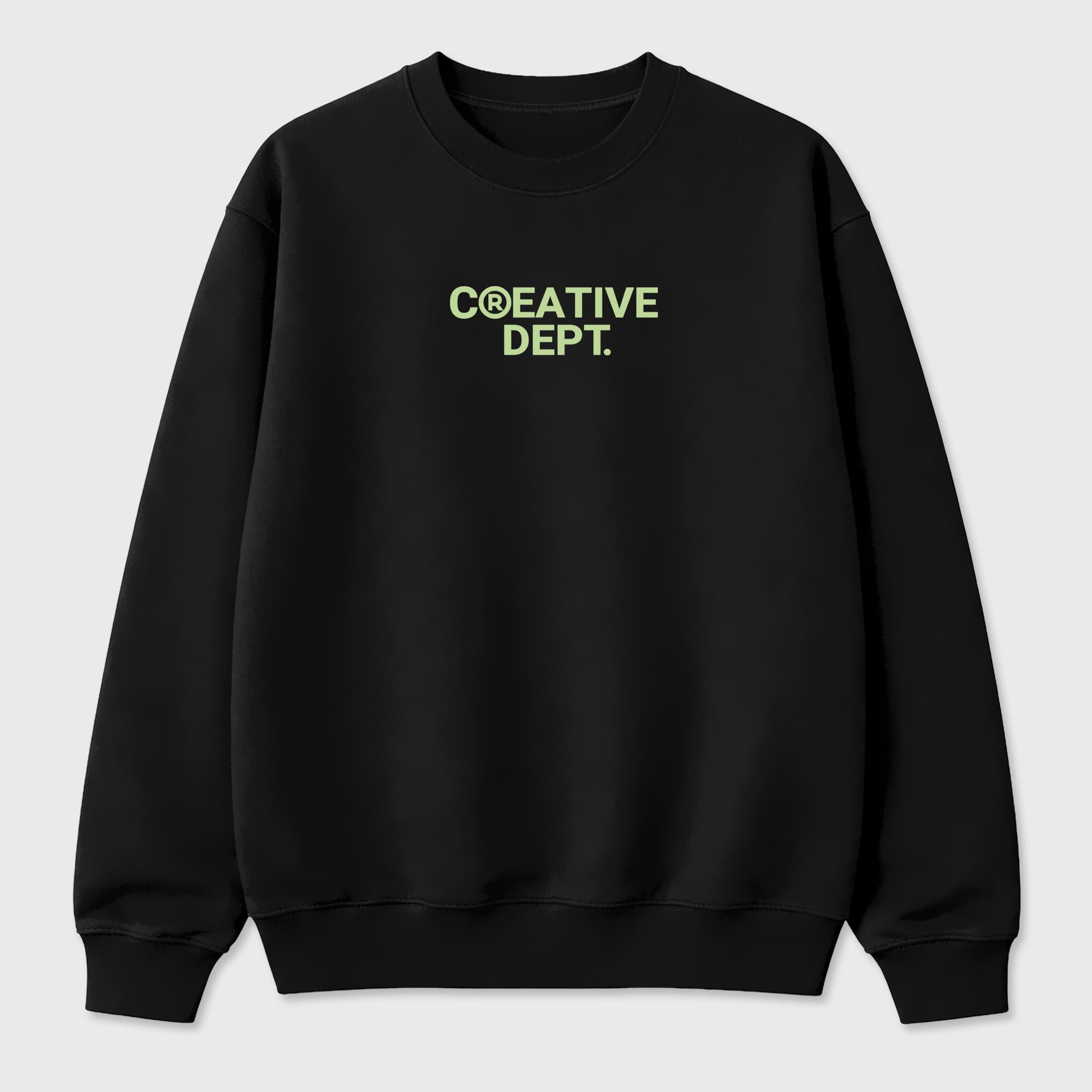 Creative Dept sneaker match t-shirt styled to complete your fit with the sneakers, shown in Black.