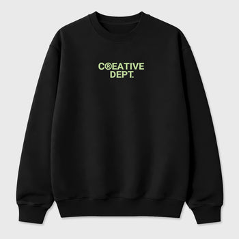 Creative Dept sneaker match t-shirt styled to complete your fit with the sneakers, shown in Black.