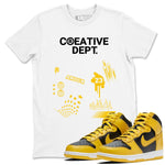 Dunk High Iowa Shirts To Match Jordans Creative Dept Sneaker Shirts Dunk High Pollen SNRT Sneaker Release Tees Unisex Cotton Crew Neck White 1 crew neck shirts