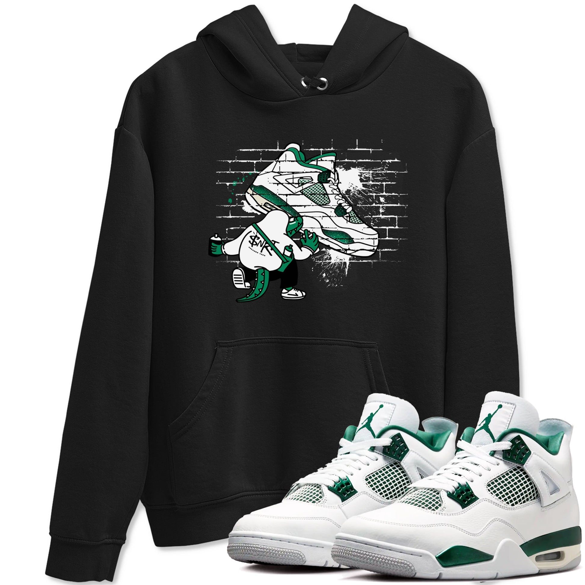 4s Oxidized Green shirts to match jordans Crocodile Artist sneaker match tees Air Jordan 4 Oxidized Green SNRT Sneaker Tees streetwear brand Black 1 unisex cotton tee