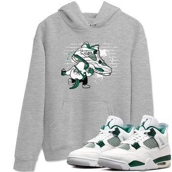 4s Oxidized Green shirts to match jordans Crocodile Artist sneaker match tees Air Jordan 4 Oxidized Green SNRT Sneaker Tees streetwear brand Heather Grey 1 unisex cotton tee