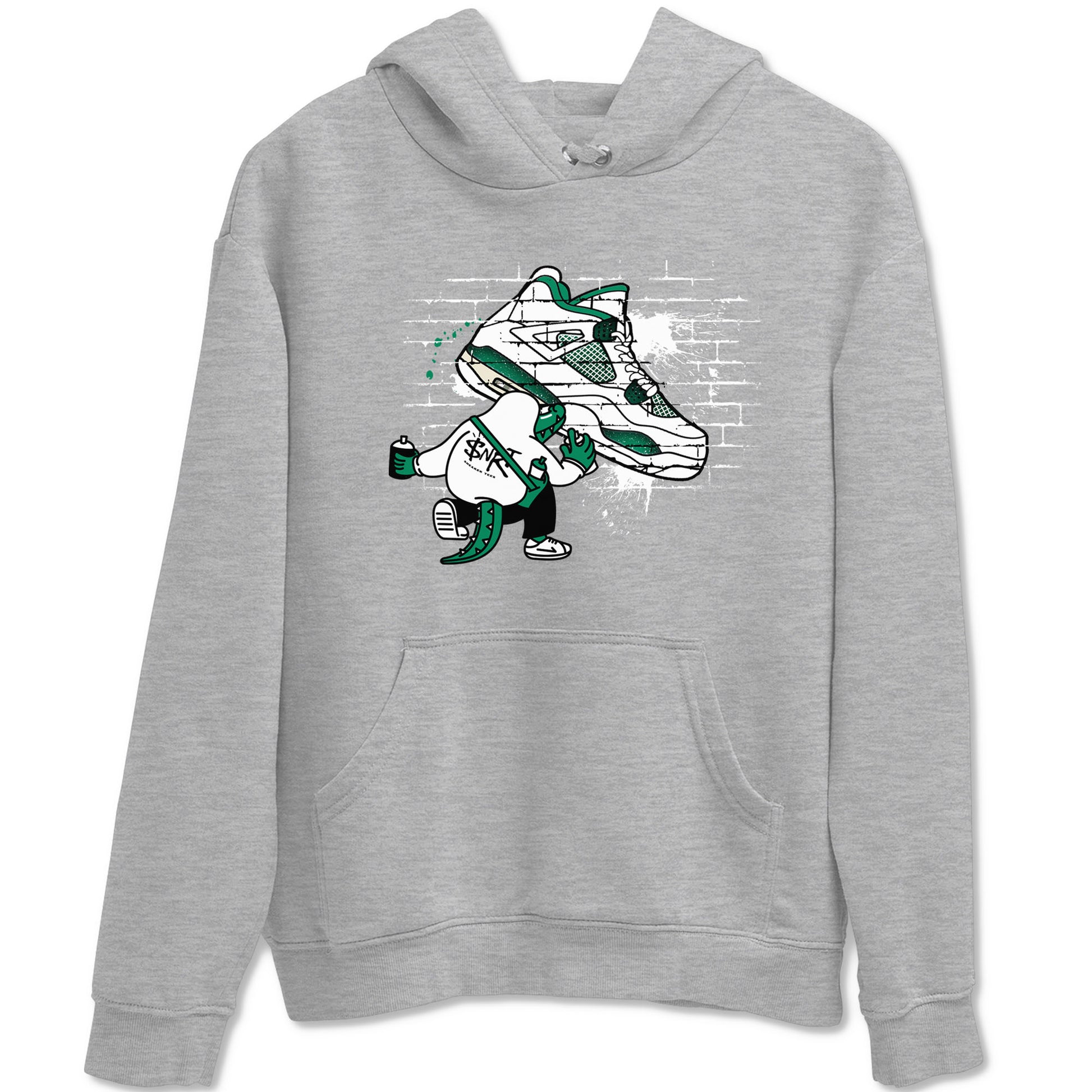 4s Oxidized Green shirts to match jordans Crocodile Artist sneaker match tees Air Jordan 4 Oxidized Green SNRT Sneaker Tees streetwear brand Heather Grey 2 unisex cotton tee