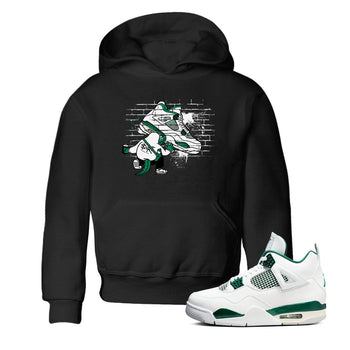 4s Oxidized Green shirts to match jordans Crocodile Artist sneaker match tees Air Jordan 4 Oxidized Green SNRT Sneaker Tees streetwear brand Baby and Youth Black 1 cotton tee