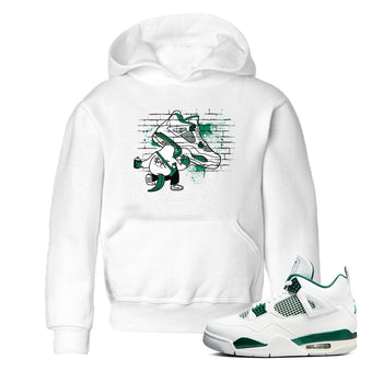 4s Oxidized Green shirts to match jordans Crocodile Artist sneaker match tees Air Jordan 4 Oxidized Green SNRT Sneaker Tees streetwear brand Baby and Youth White 1 cotton tee
