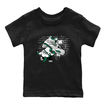 4s Oxidized Green shirts to match jordans Crocodile Artist sneaker match tees Air Jordan 4 Oxidized Green SNRT Sneaker Tees streetwear brand Baby and Youth Black 2 cotton tee